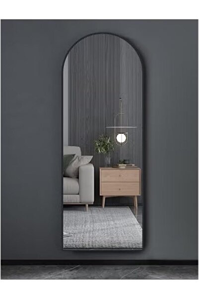 Crestj Full Length Mirror 180x80cm with Arched Stand, Floor Mirror, Wall Mirror, Hanging/Tilted Mirror