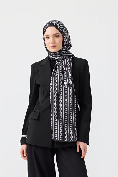 Qef Twill Shawl Chain Ecru