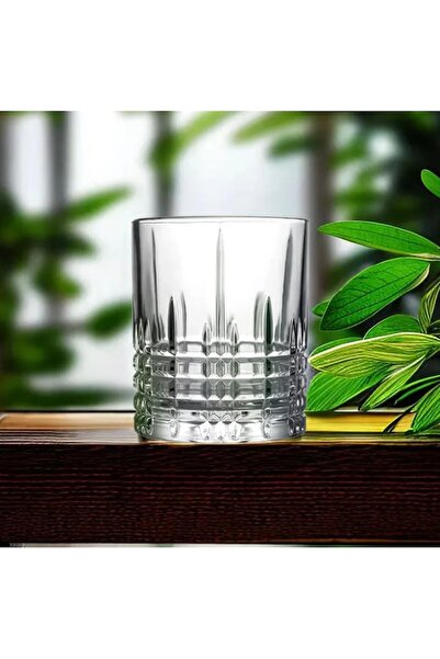 BRIO Set 6 whisky glasses Brio, crystal glass, 300 ml - tumbler with thick base