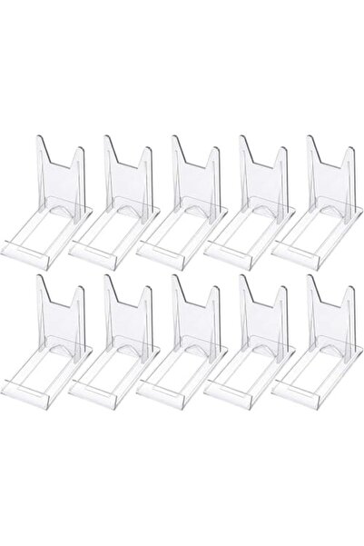 Slasa Acrylic Display Stands, Pack of 10