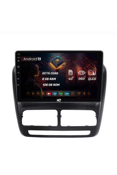 HUB64 Navigatie Fiat Doblo (2010-2015), 6GB RAM, Octacore, Slot Sim 4G inch