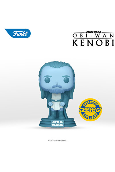 Funko Pop! Star Wars: Obi Wan Kenobi Qui-Gon Ghost (GW) Geekay Exclusive Vinyl Figure