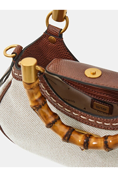 Guess Etel Women's Brown Handbag Hwwa9233760-Cog