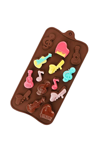 PASTRY PLANET Silicone Chocolate Mold Musical Instruments / High Quality Silicone