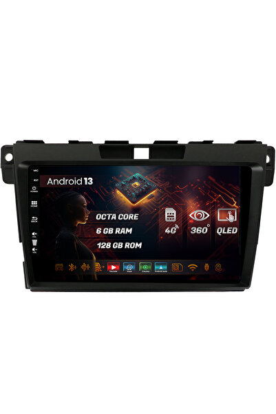 HUB64 Πλοήγηση Mazda CX-7 (2008-2013), 6GB RAM, Οκταπύρηνος, Υποδοχή SIM 4G ι...