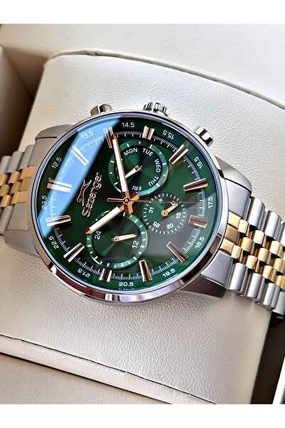 Slazenger Men's Wristwatch with Functional 24 Months Warranty Steel Strap Steel Case Sl2453Sz