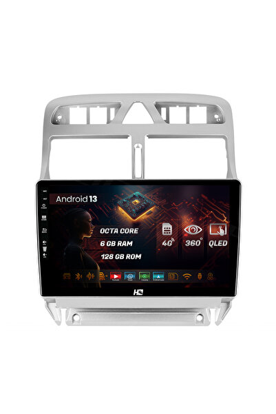 HUB64 Navigatie Peugeot 307, 6GB RAM, Octacore, Slot Sim 4G Inch