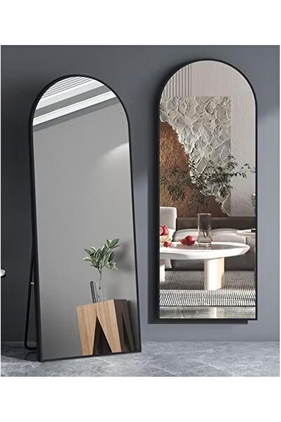 Crestj Full Length Mirror 180x80cm with Arched Stand, Floor Mirror, Wall Mirror, Hanging/Tilted Mirror