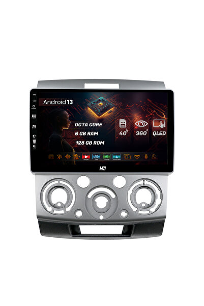 HUB64 Navigatie Ford Ranger / Mazda BT50 (2007-2012), 6GB RAM, Octacore, Slot...