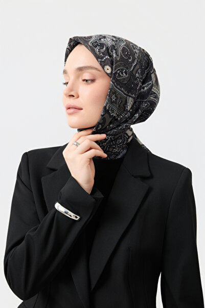 Qef Cotton Scarf Tale Khaki Green