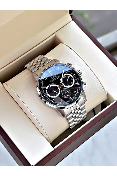 Slazenger Men's Wristwatch with Functional 24 Months Warranty Steel Strap Steel Case Sl2453Sz