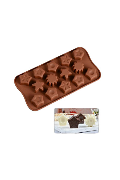 PASTRY PLANET Silicone Chocolate Mold Star Assortment / High Quality Silicone