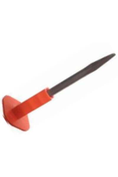 OSCO-TOOLS إزميل مدبب بمقبض مطاطي 16*300