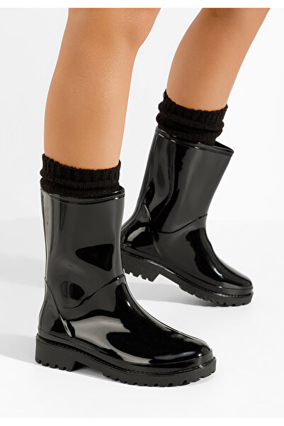 B T Shoes Черни гумени ботуши Jalena