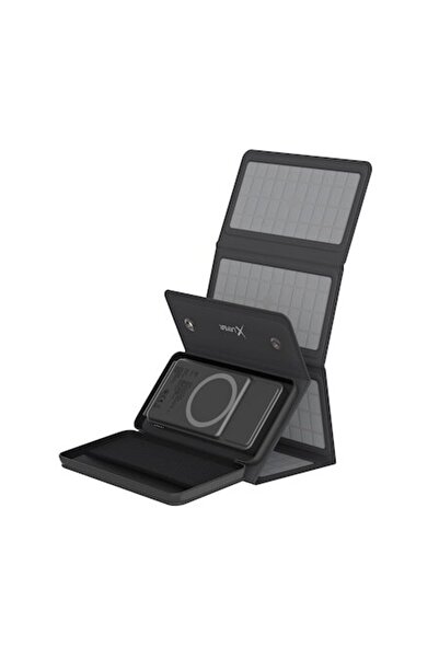 xLayer Baterie externă wireless 10000mAh, MagSafe 15W, 37 Wh, panou solar 9W,...