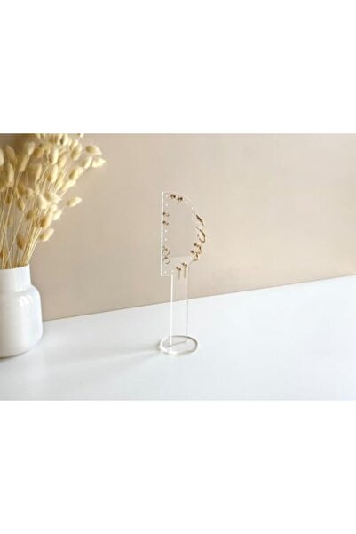 Slasa Transparent Acrylic Earring Holder by | Jewelry Organizer Stand | Earri...