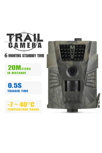 OEM TSS-001 Hunting Camera, 8MP Photo, Full HD, IR 20m, with Image and Video Storage on SD Card