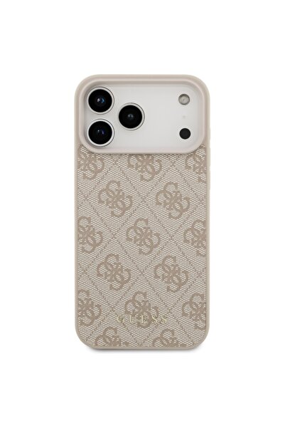 Guess Θήκη για iPhone 17 Pro Max, Σκληρή θήκη 4G Classic, Ροζ