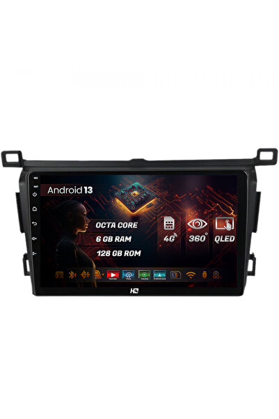 HUB64 Navigatie Toyota RAV4 (2013-2018), 6GB RAM, Octacore, Slot Sim 4G Inch