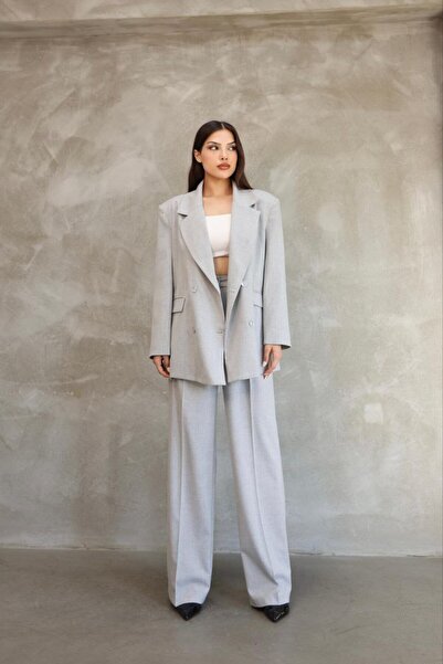 Lila Moda Women's Full Fit Jacket & Palazzo Pants Viscose Premium Two Piece Set