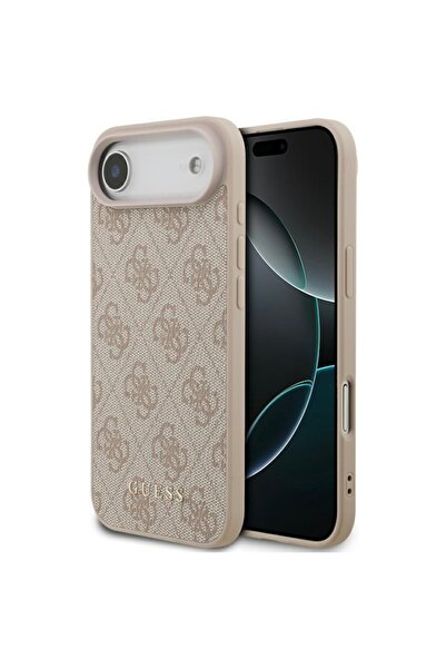 Guess Θήκη για iPhone 17 Air, Σκληρή θήκη 4G Classic, Ροζ