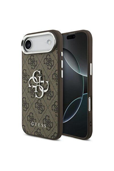 Guess Case for iPhone 17 Air, Big 4G Logo Classic Logo, Brown