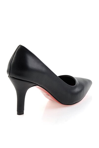 Bambi Siyah Kadın Klasik Topuklu Ayakkabı K01231083509