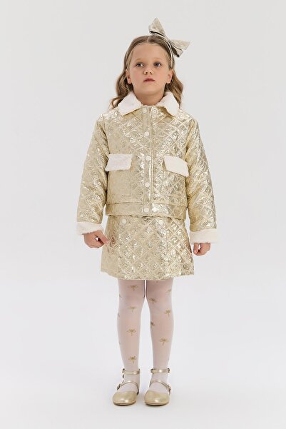 Tyess BG Store Jachetă aurie pentru fete