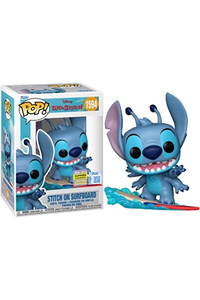 Funko Pop! Lilo & Stitch - Stitch on Surfboard Vinyl Figure 2025 Summer Convention Exclusive