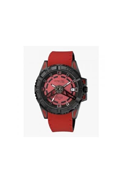 Q&Q Attractive - Men's watch with red strap