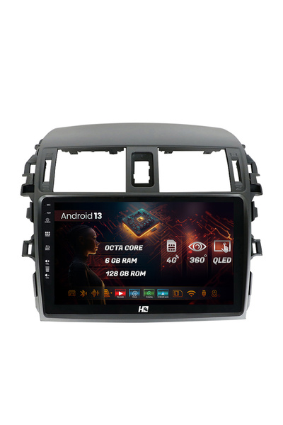 HUB64 Navigatie Toyota Corolla (2007-2013), 6GB RAM, Octacore, Slot Sim 4G Inch