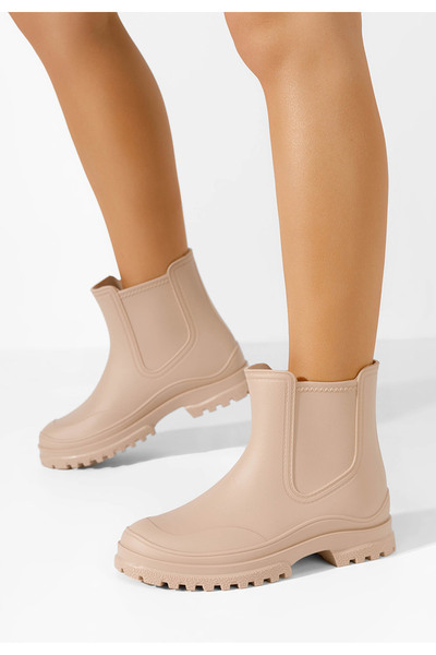 B T Shoes Γυναικεία Μποτάκια Zariella μπεζ