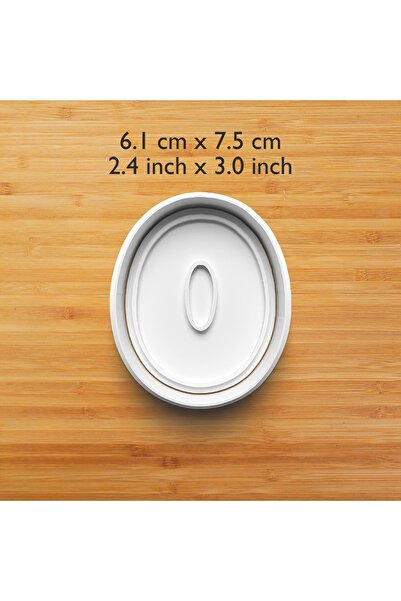 Hobist قالب كوكيز وعجينة السكر بدون نقوش