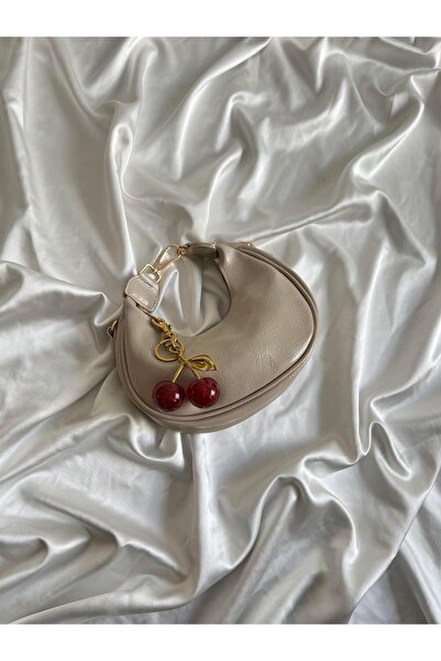 Mia Collection Geantă de mână și de umăr pentru femei Big Baby Model Mink (In...