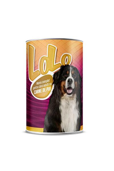 LOLO Hrană umedă pentru câini adulți cu pui, 1240 g