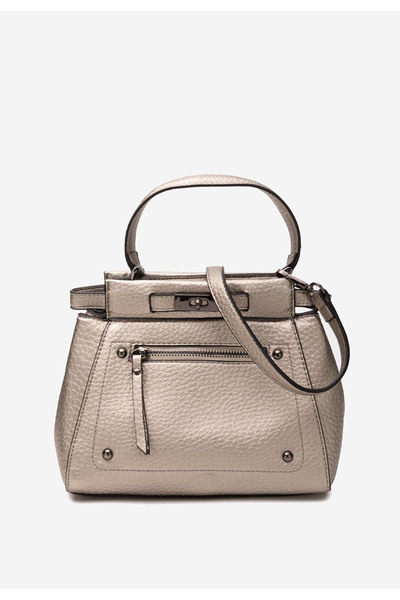 B T Shoes Yalina silver handbag