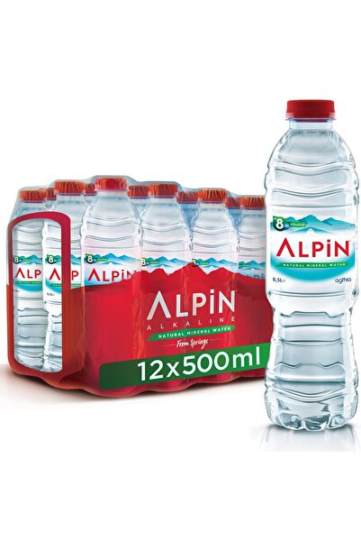 Alpin مياه معدنية قلوية 12 × 500 مل