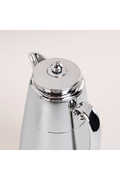 Dallaty Set of 2 steel vacuum flask matt silver 1L