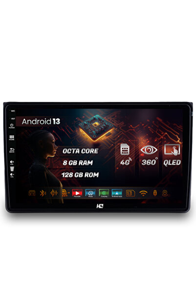 HUB64 Navigatie Audi A4(B6/B7) / SEAT EXEO, Android 13, Octacore, Slot Sim 4G