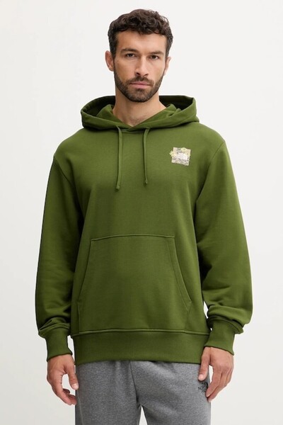 THE NORTH FACE M Connect Relaxed Hooded Sweatshirt-Grap Men's Green Sweatshirt Nf0A8E40Bri1