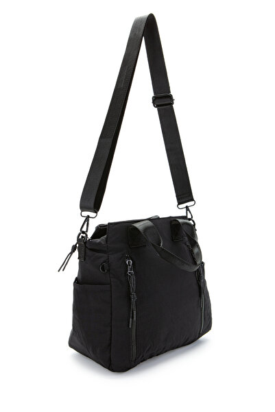 minebag Klinkır Fabric Women's Crossbody Bag Darrel Black