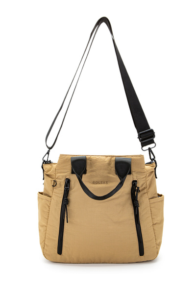 minebag Klinkır Fabric Women's Crossbody Bag Darrel Mustard