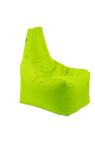 Pufrelax Fotoliu puf, Sunlounger EVO XL, umplutura de burete Memory Mix, material impermeabil, Green Neon