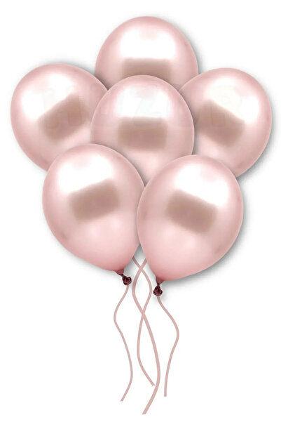 Baloniva Metalik Gül Kurusu 10" Balon 100lü