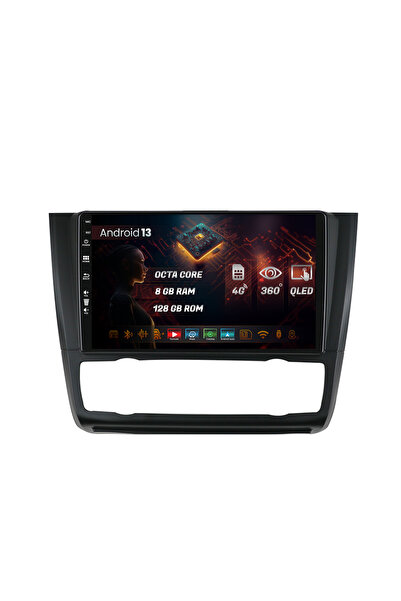 HUB64 Navigatie BMW Seria 1 E87 (2007-2011), Clima Manuala, Android 13, Octac...