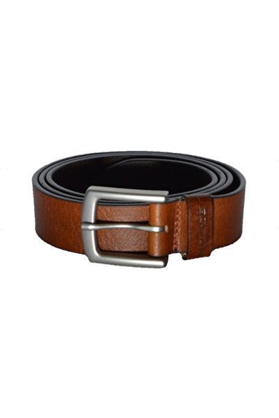 Police Men's Belt RENEGADE, Cognac Brown, 107 cm