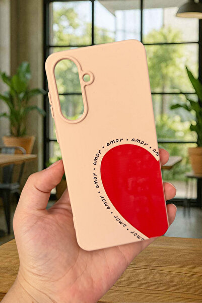 Vip Case Samsung Galaxy A56 Uyumlu Amor Kalp Silikon Darbe Emici Klasik Korum...