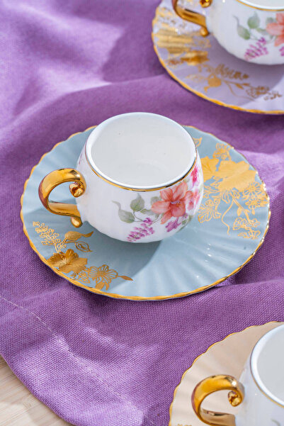 ACAR Dovy 6 Kişilik Kahve Fincan Takımı - 90 ml