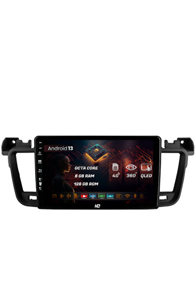 HUB64 Navigatie Peugeot 508 (2010-2018), Android 13, Octacore, Slot Sim 4G