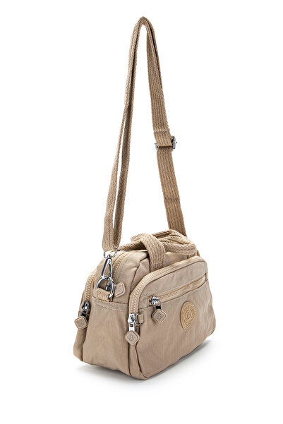 minebag Klinkır Fabric Women's Crossbody Bag Shay Cream
